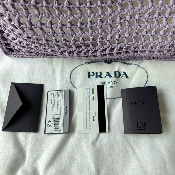 ❌❌SOLD New Prada Raffia Crochet Tote - Picture 4 of 9